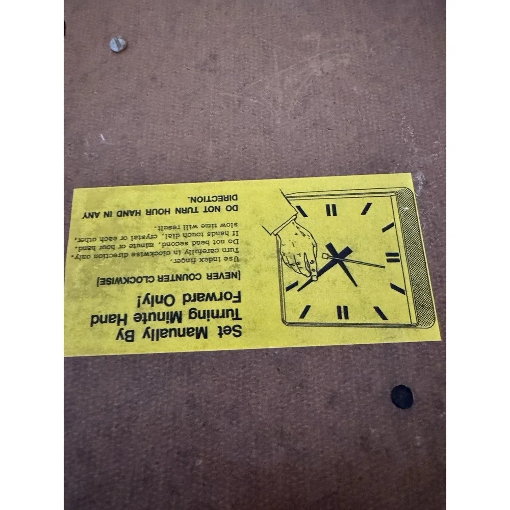 Federal Landbank Association Clock Light Up Vintage Advertisement VTG *FLAWS*